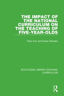 Couverture_The Impact Of The National Curriculum On The Teaching Of Five-year-olds