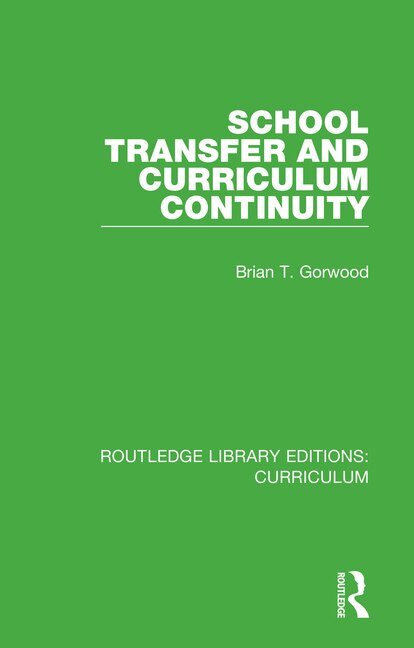 Front cover_School Transfer And Curriculum Continuity
