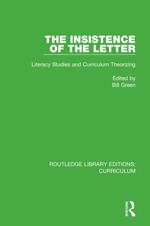 Front cover_The Insistence Of The Letter