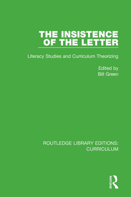 Front cover_The Insistence Of The Letter