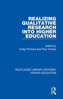 Front cover_Realizing Qualitative Research Into Higher Education