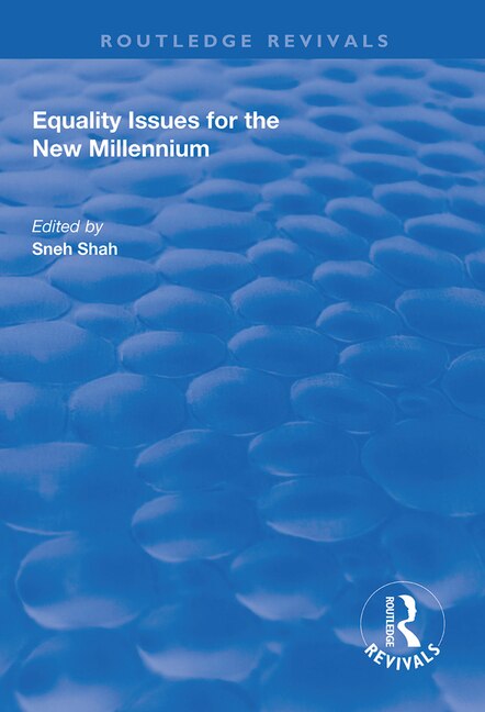 Front cover_Equality Issues For The New Millennium