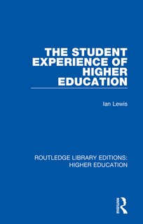 Front cover_The Student Experience Of Higher Education