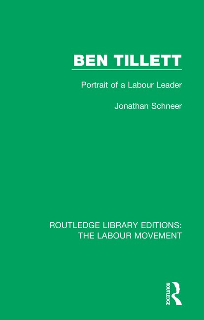 Front cover_Ben Tillett