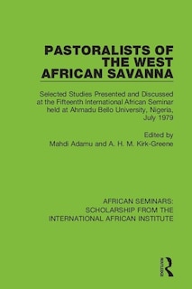 Front cover_Pastoralists of the West African Savanna