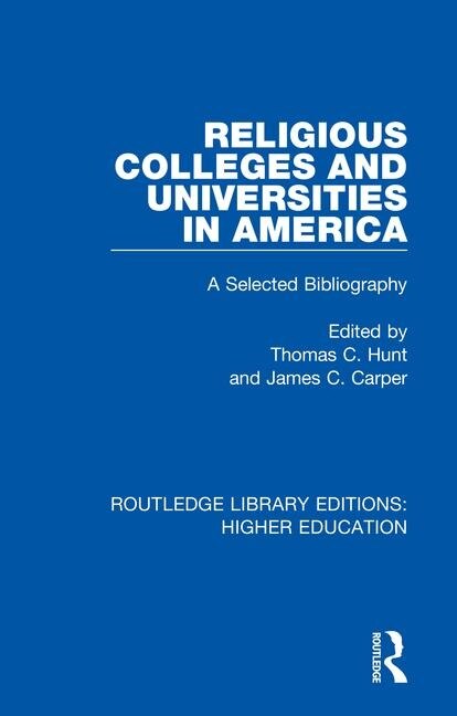 Couverture_Religious Colleges And Universities In America