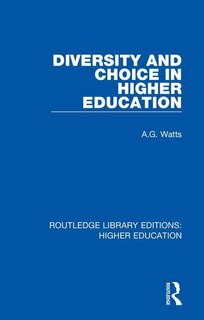 Couverture_Diversity And Choice In Higher Education