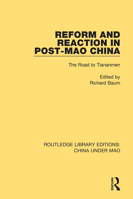 Front cover_Reform And Reaction In Post-mao China