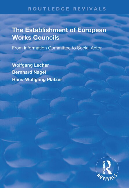 Front cover_The Establishment of European Works Councils