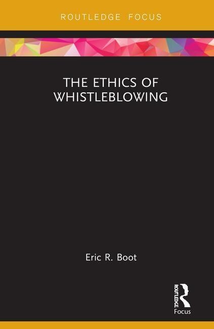 Front cover_The Ethics of Whistleblowing