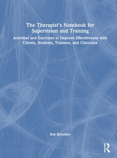 Couverture_The Therapist's Notebook for Supervision and Training