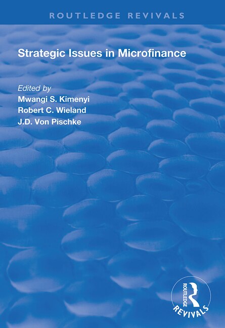 Front cover_Strategic Issues In Microfinance