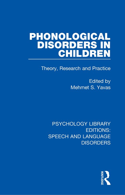 Front cover_Phonological Disorders In Children