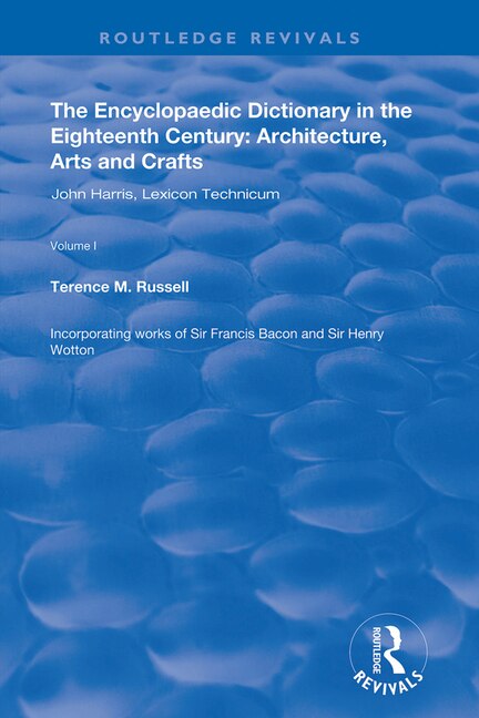 Front cover_The Encyclopaedic Dictionary in the Eighteenth Century