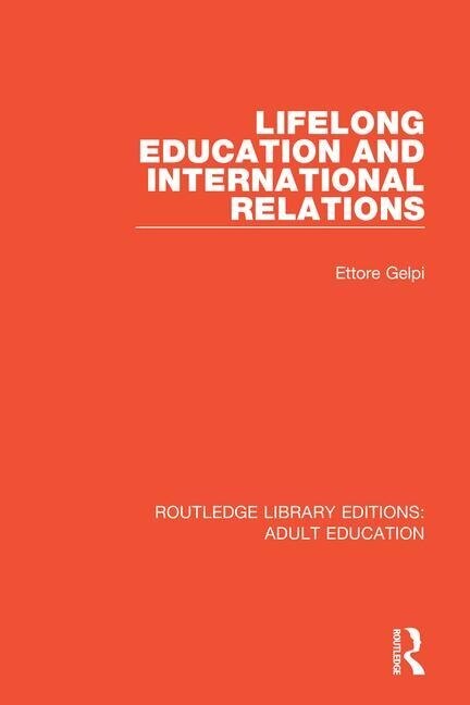 Couverture_Lifelong Education And International Relations