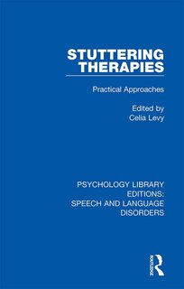 Couverture_Stuttering Therapies