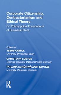 Couverture_Corporate Citizenship, Contractarianism And Ethical Theory