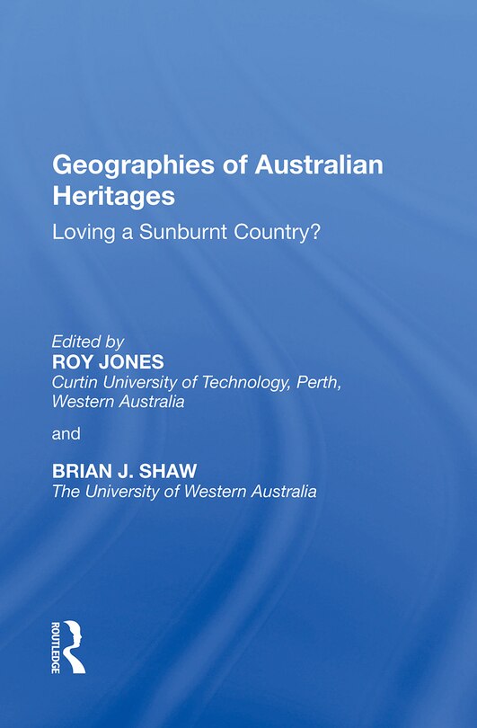 Front cover_Geographies Of Australian Heritages