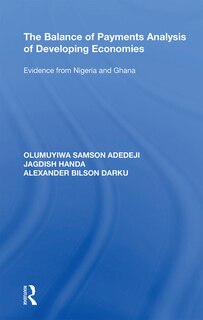 Couverture_The Balance Of Payments Analysis Of Developing Economies