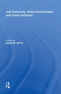 Couverture_Job Insecurity, Union Involvement And Union Activism