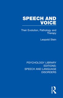 Front cover_Speech And Voice