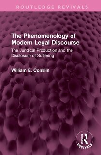 Couverture_Phenomenology of Modern Legal Discourse