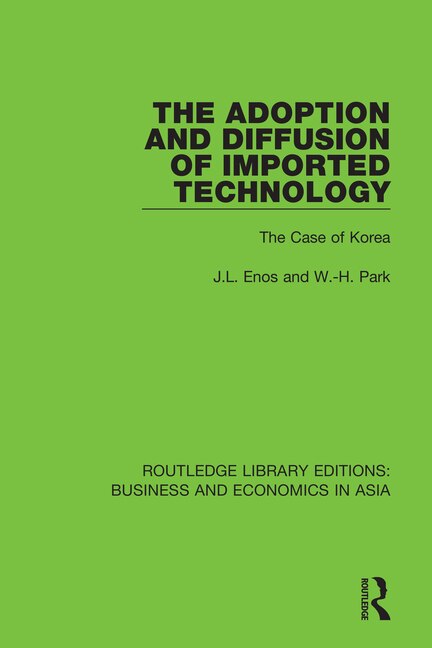 Front cover_The Adoption and Diffusion of Imported Technology