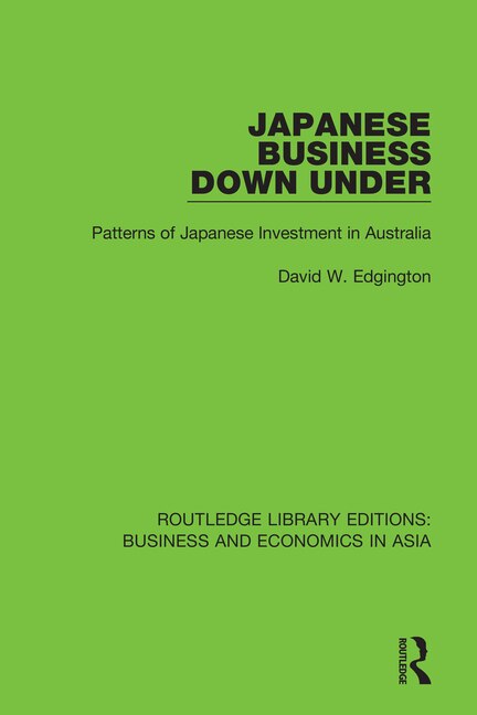 Front cover_Japanese Business Down Under