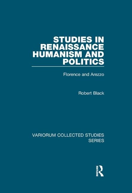 Couverture_Studies In Renaissance Humanism And Politics