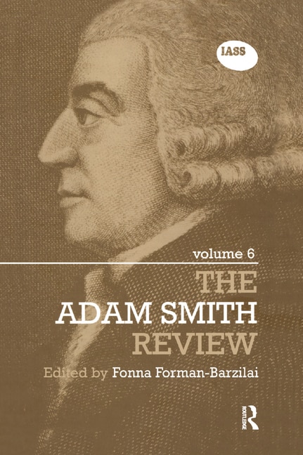 Front cover_The Adam Smith Review, Volume 6