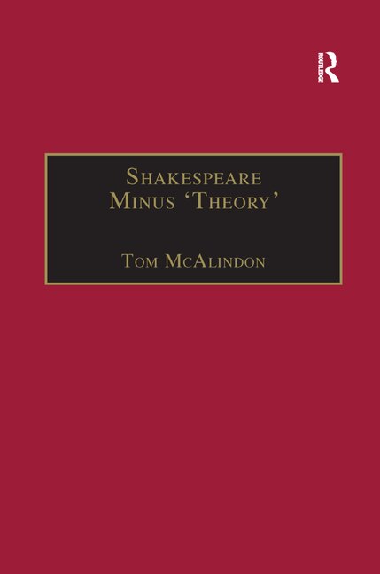 Couverture_Shakespeare Minus 'theory'