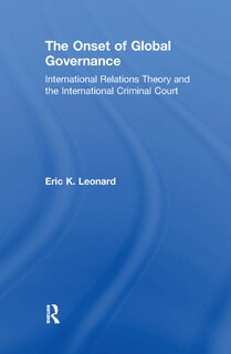 Couverture_Onset of Global Governance