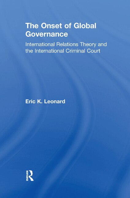 Couverture_Onset of Global Governance