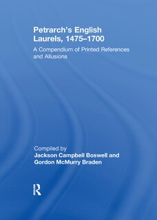 Couverture_Petrarch's English Laurels, 1475-1700