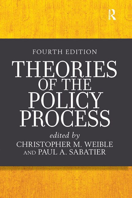 Couverture_Theories Of The Policy Process