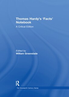 Couverture_Thomas Hardy's 'facts' Notebook