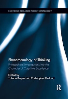 Front cover_Phenomenology Of Thinking