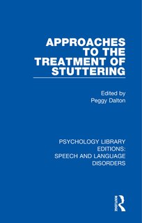 Couverture_Approaches To The Treatment Of Stuttering