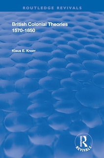 Front cover_British Colonial Theories 1570 - 1850