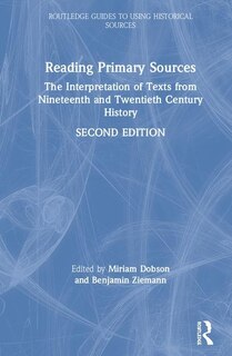 Front cover_Reading Primary Sources