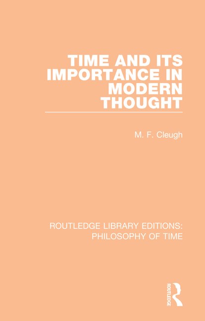 Couverture_Time And Its Importance In Modern Thought