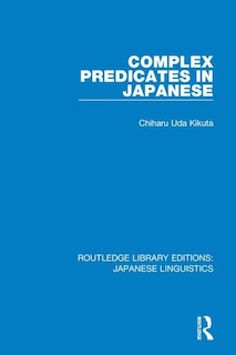 Front cover_Complex Predicates In Japanese