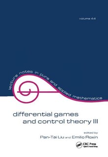 Front cover_Differential Games And Control Theory Iii