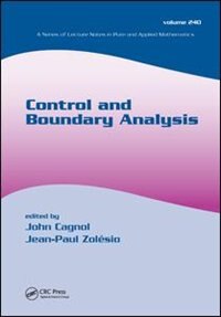 Couverture_Control And Boundary Analysis