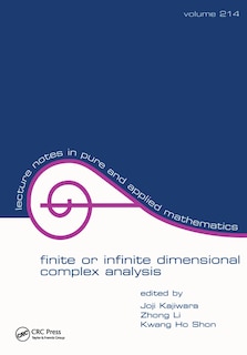 Front cover_Finite or infinite dimensional complex analysis