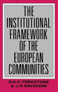 Couverture_The Institutional Framework Of The European Communities