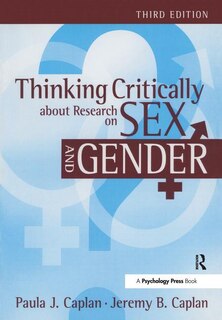 Front cover_Thinking Critically About Research On Sex And Gender