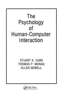 Front cover_The Psychology of Human-Computer Interaction