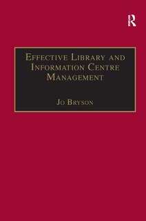 Couverture_Effective Library And Information Centre Management