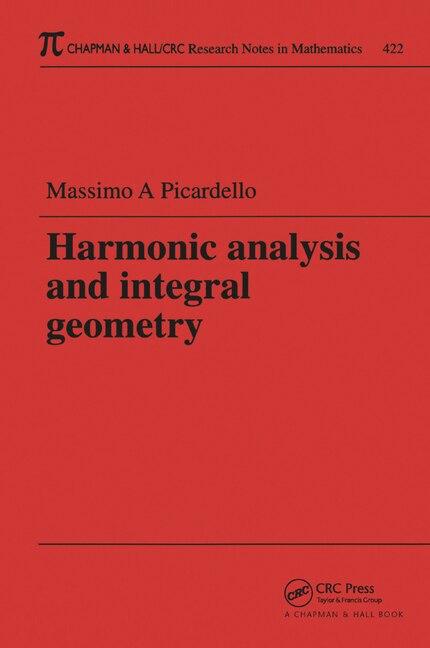 Couverture_Harmonic Analysis And Integral Geometry
